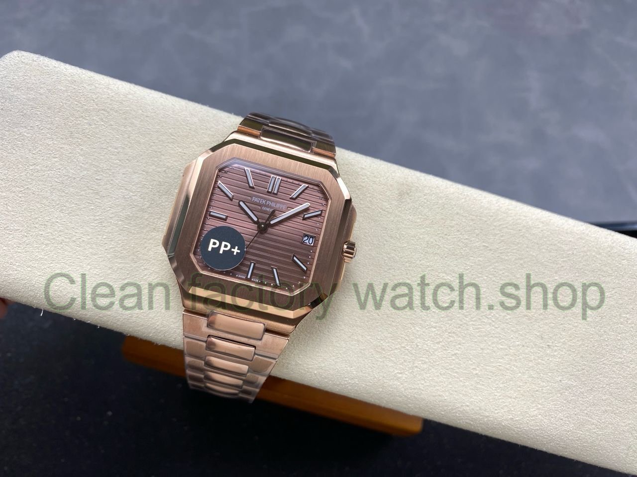 PP+ Factory Patek Philippe Cubitus 71281R-001 45mm Rose Gold Brown Dial (5) PP+ Factory Patek Philippe Cubitus 71281R-001 45mm Rose Gold Brown Dial (5)