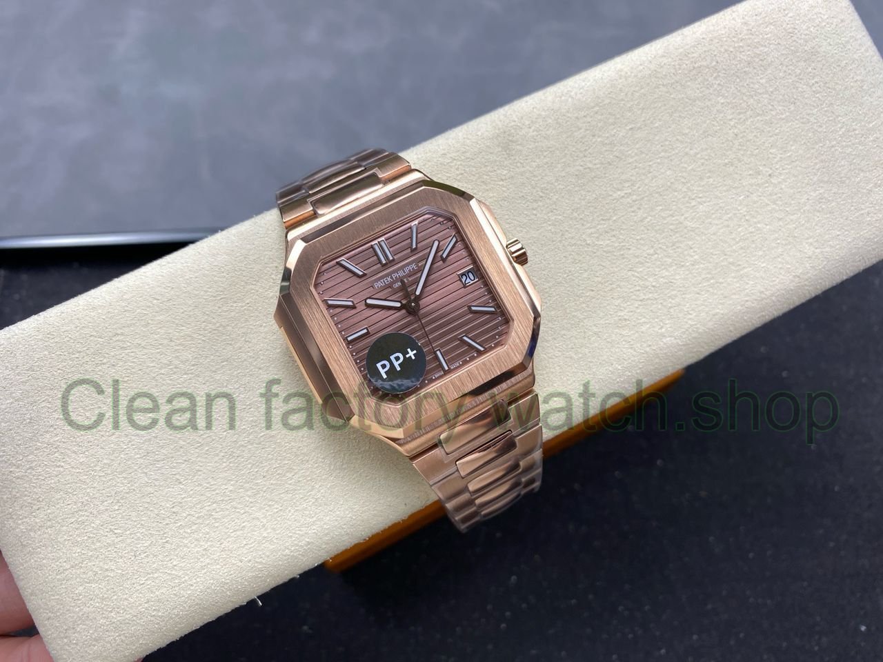 PP+ Factory Patek Philippe Cubitus 71281R-001 45mm Rose Gold Brown Dial (6) PP+ Factory Patek Philippe Cubitus 71281R-001 45mm Rose Gold Brown Dial (6)