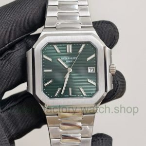 PPF Factory Patek Philippe Cubitus 58211A-001 45mm Full Steel Green Dial 8 PPF Factory Patek Philippe Cubitus 58211A 001 45mm Full Steel Green Dial 1 Clean Factory Watch