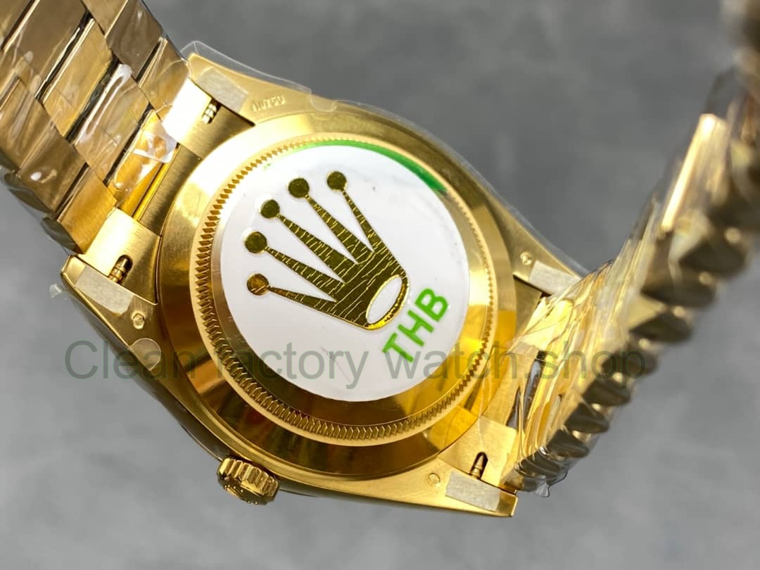 THB Factory Counterweight Rolex Day-Date 228238-0004 40mm Full Rose Gold Diamond Baguette Black Dial (12) THB Factory Counterweight Rolex Day-Date 228238-0004 40mm Full Rose Gold Diamond Baguette Black Dial (12)