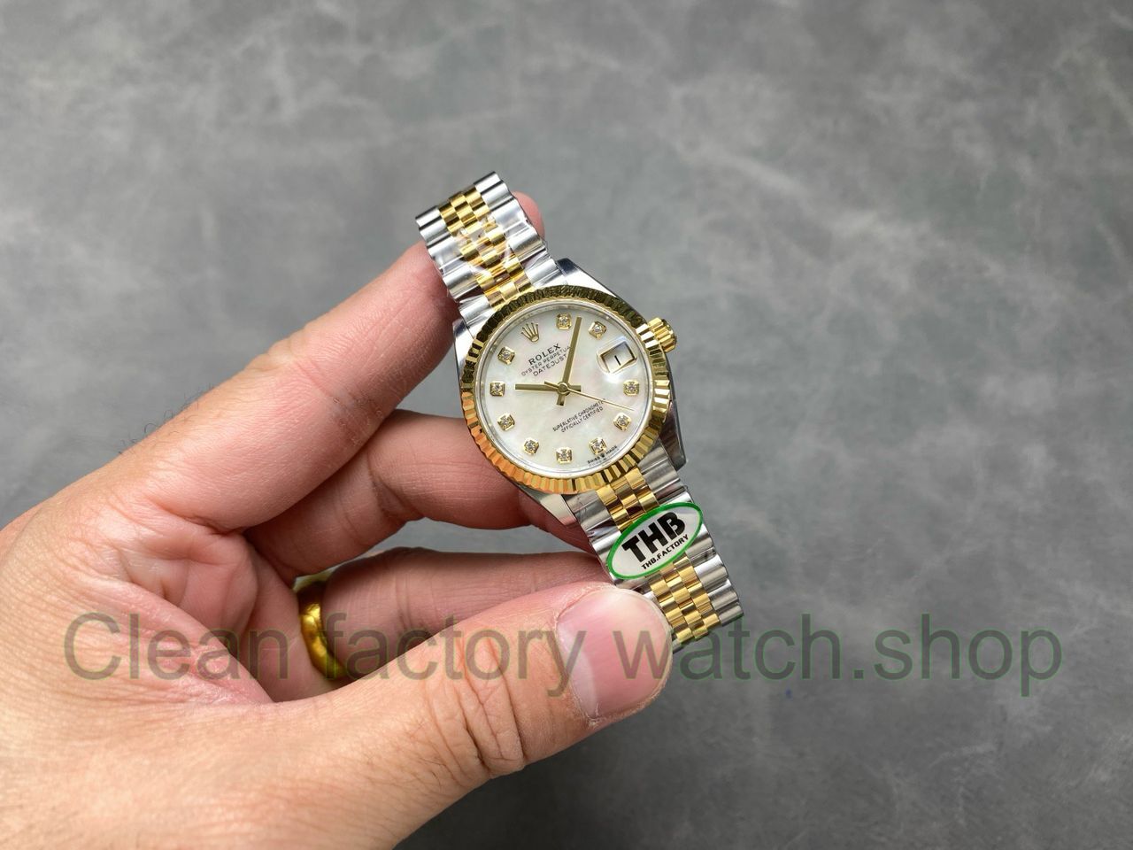 THB Factory Rolex Datejus Jubileet 278273-0028 31mm Yellow Gold Mother of Pearl Dial (2) THB Factory Rolex Datejus Jubileet 278273-0028 31mm Yellow Gold Mother of Pearl Dial (2)