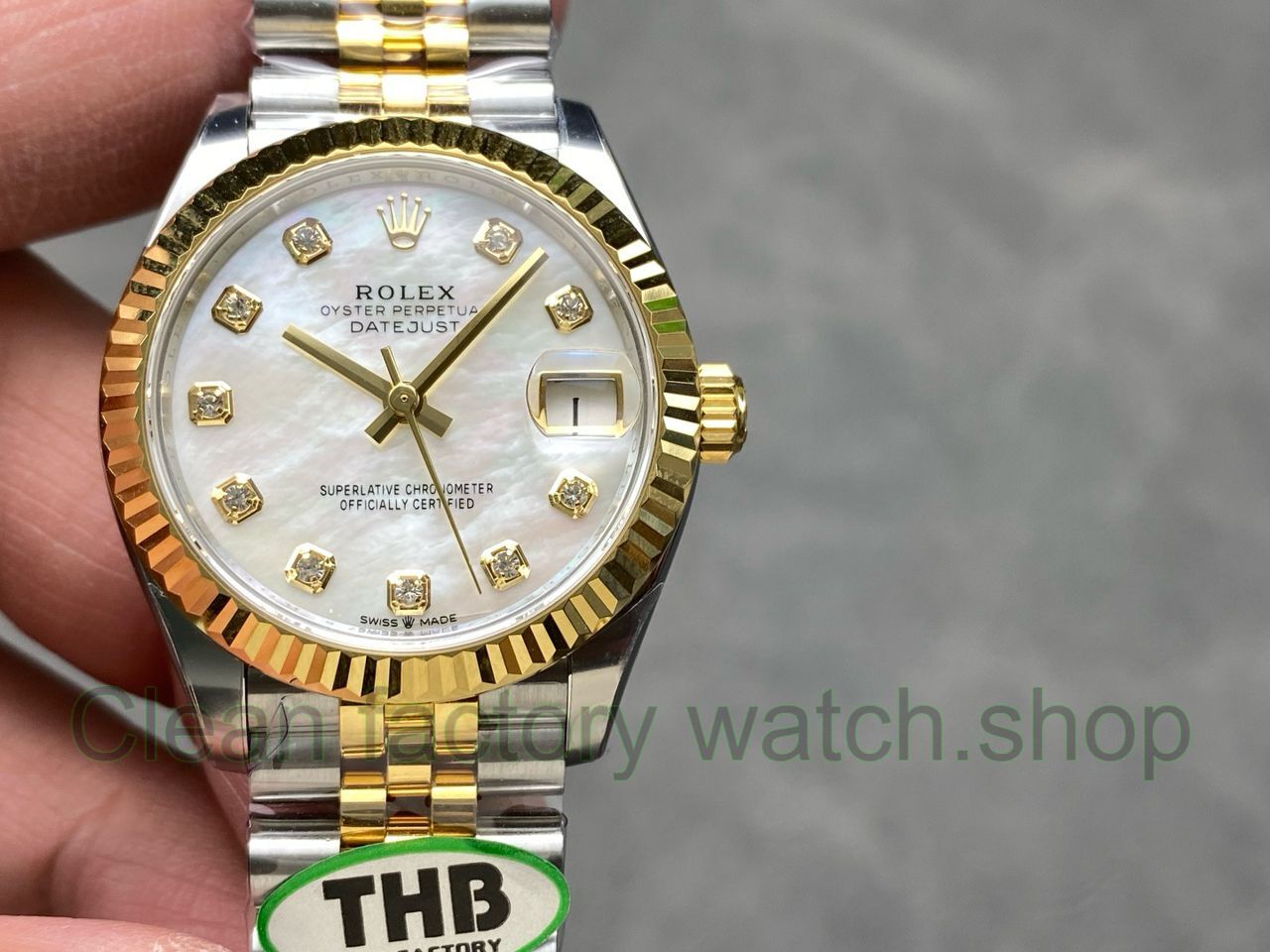 THB Factory Rolex Datejus Jubileet 278273-0028 31mm Yellow Gold Mother of Pearl Dial 1 THB Factory Rolex Datejus Jubileet 278273 0028 31mm Yellow Gold Mother of Pearl Dial 4 Clean Factory Watch