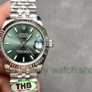 THB Factory Rolex Datejus Jubileet 278274 0018 31mm Green Dial 2 Clean Factory Watch