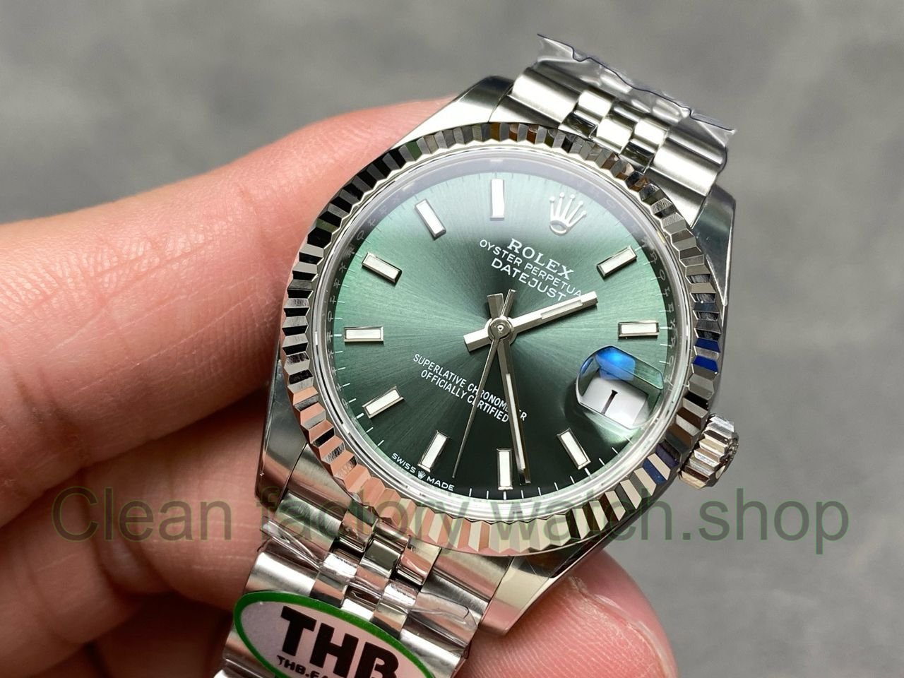 THB Factory Rolex Datejus Jubileet 278274-0018 31mm Green Dial (6) THB Factory Rolex Datejus Jubileet 278274-0018 31mm Green Dial (6)