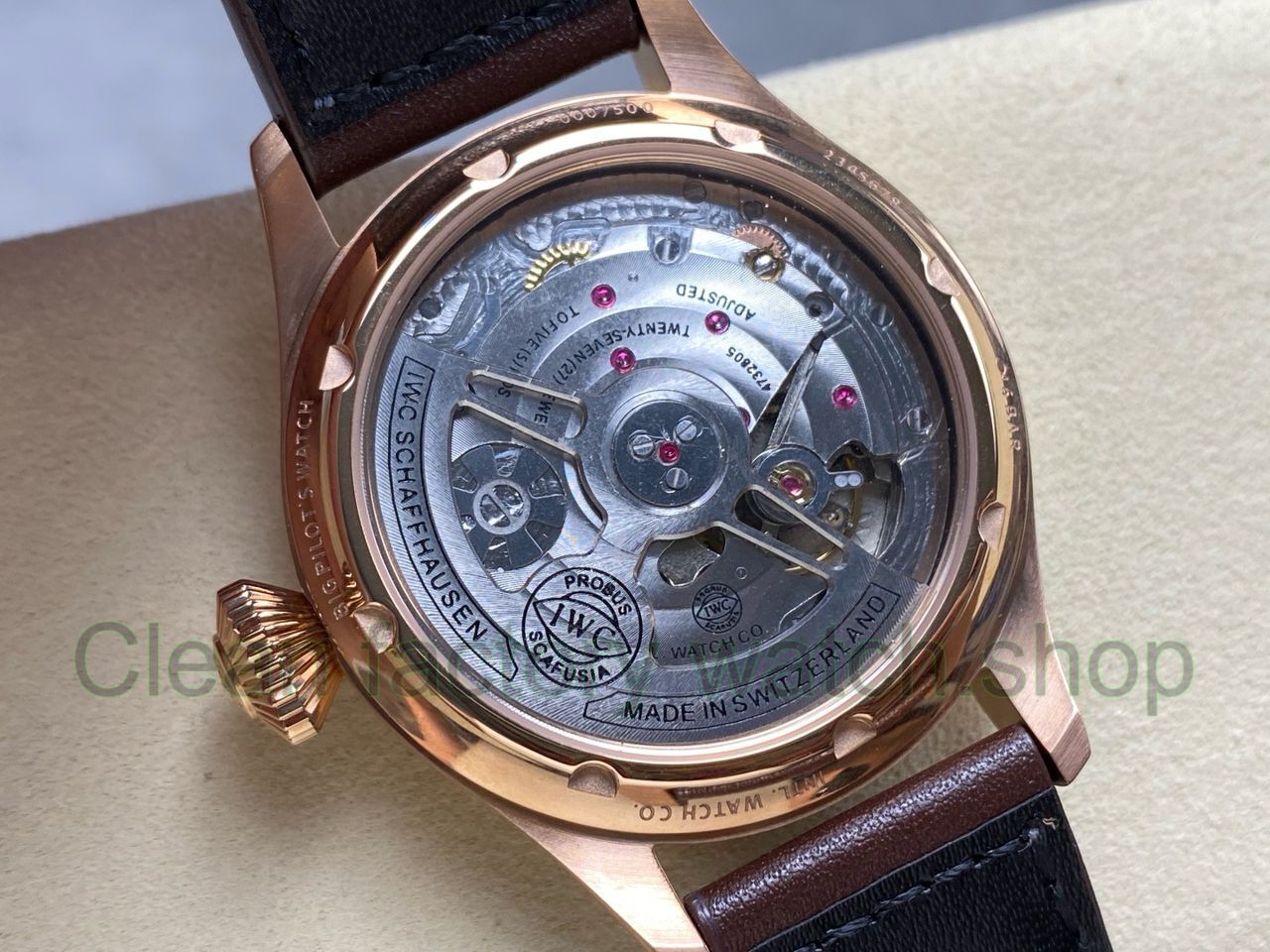 TW Factory IWC Big Pilot 46mm Rose Gold Arabic Numerals Silver Dial (7) TW Factory IWC Big Pilot 46mm Rose Gold Arabic Numerals Silver Dial (7)