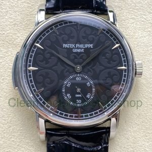 TW Factory Patek Philippe Calatrava 5078G-010 40mm Steel Calfskin Strap Black Dial 10 TW Factory Patek Philippe Calatrava 5078G 010 40mm Steel Calfskin Strap Black Dial 8 Clean Factory Watch