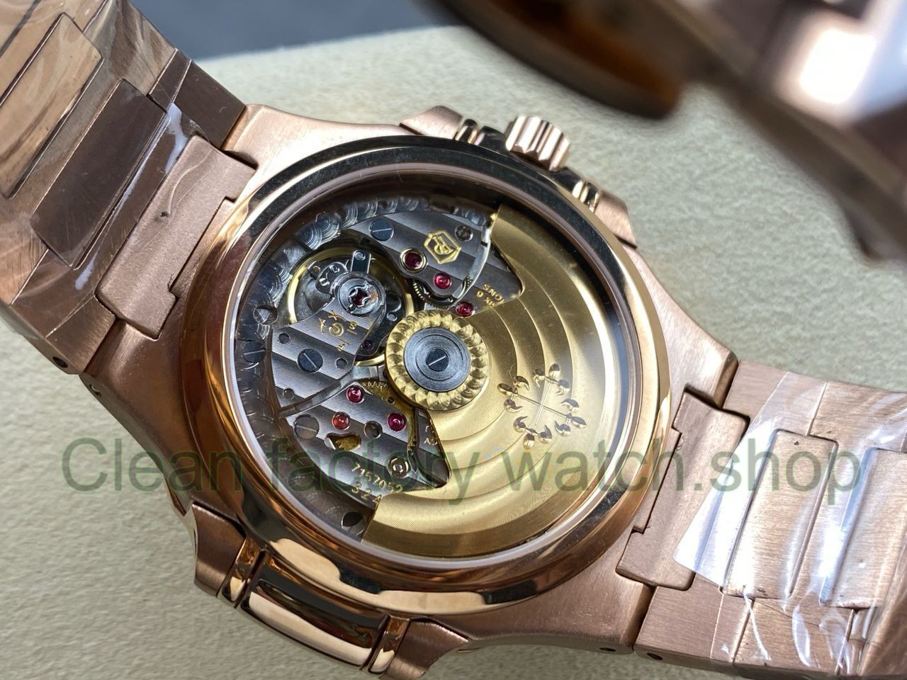 TW Factory Patek Philippe Nautilus 71181R-001 Rose Gold Diamond Bezel White Dial (8) TW Factory Patek Philippe Nautilus 71181R-001 Rose Gold Diamond Bezel White Dial (8)