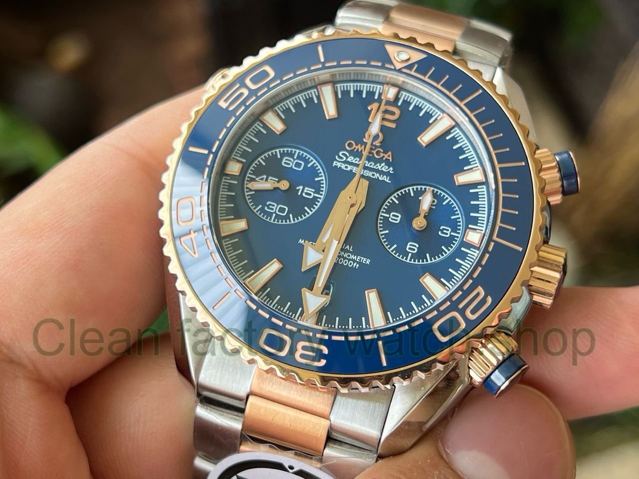VR Factory Omega Seamaster Planet Ocean Chronograph 215.20.46.51.03.001 45.5mm Half Rose G (10) VR Factory Omega Seamaster Planet Ocean Chronograph 215.20.46.51.03.001 45.5mm Half Rose G (10)