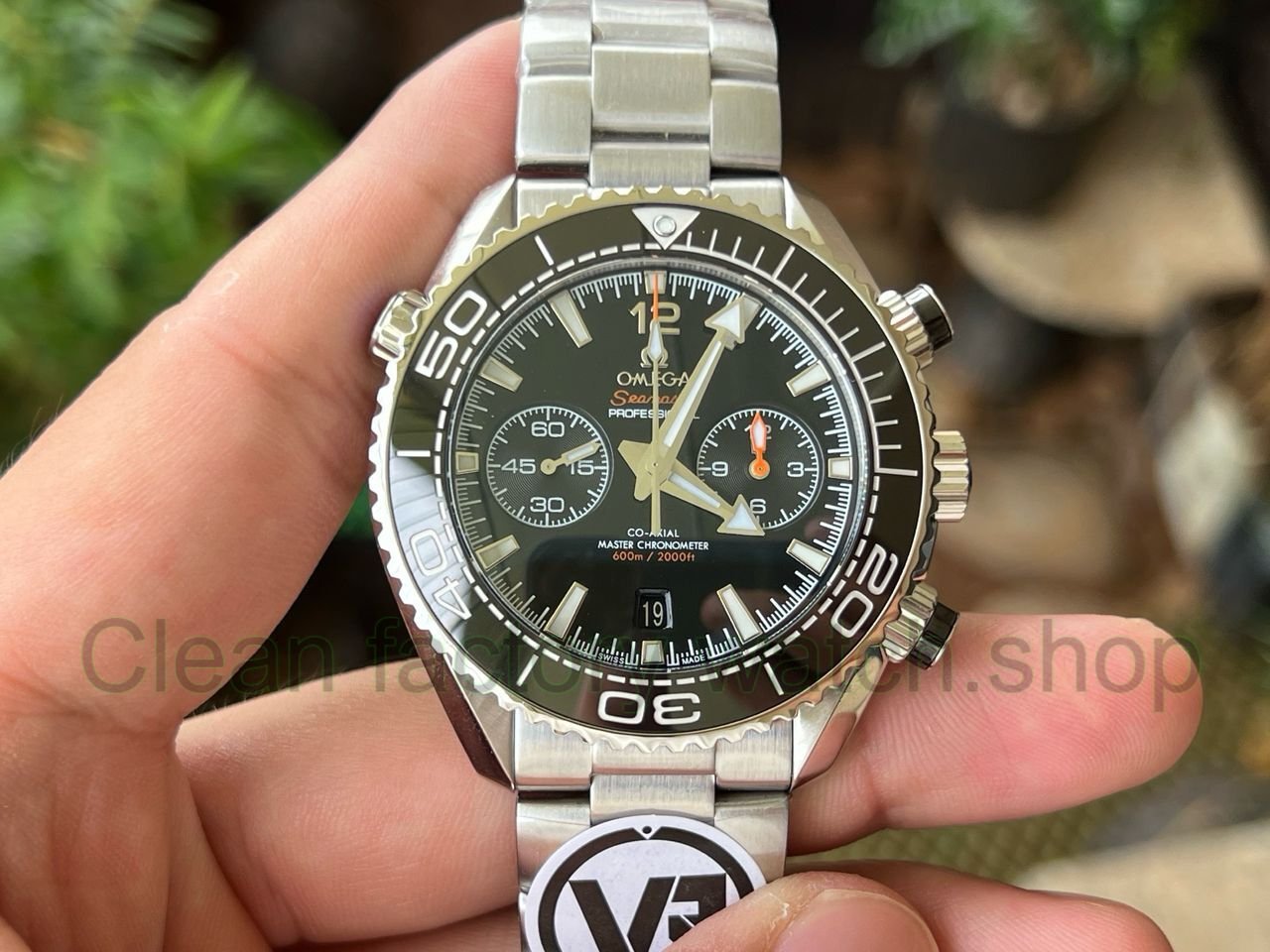 VR Factory Omega Seamaster Planet Ocean Chronograph 215.30.46.51.01.001 45.5mm Full Steel Black Dial 1 VR Factory Omega Seamaster Planet Ocean Chronograph 215.30.46.51.01.001 45.5mm Full Steel Bla 6 Clean Factory Watch