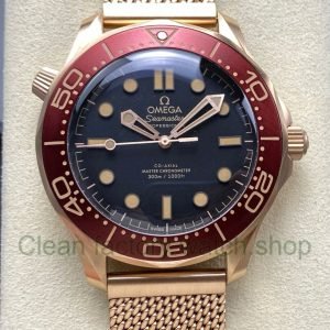 VS Factory Omega Seamaster Diver 300M 210.90.42.20.01.003 42mm Black Dial 4 Clean Factory Watch