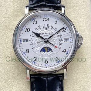 ZM Factory Patek Philippe Perpetual Calendar 5159G 012 38mm Steel Leather Strap White Dial 1 Clean Factory Watch