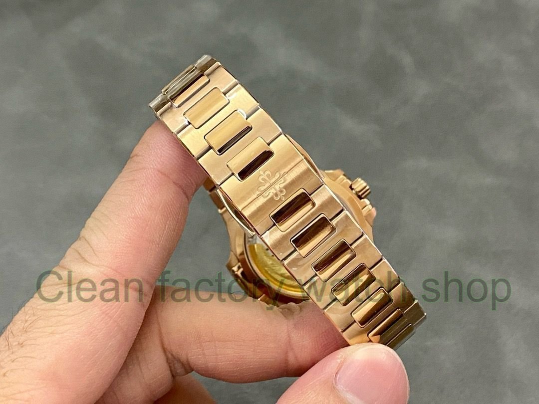 3K Factory Patek Philippe Nautilus 71181R-001 Rose Gold Silver Dial (11) 3K Factory Patek Philippe Nautilus 71181R-001 Rose Gold Silver Dial (11)