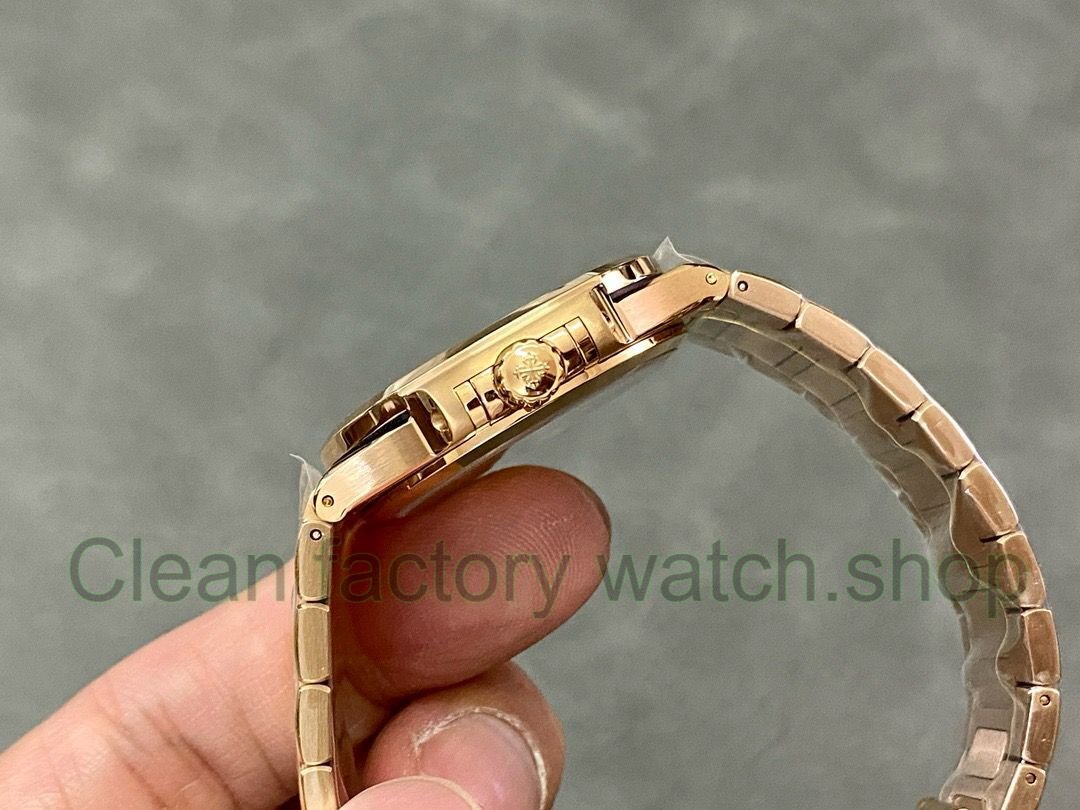 3K Factory Patek Philippe Nautilus 71181R-001 Rose Gold Silver Dial (13) 3K Factory Patek Philippe Nautilus 71181R-001 Rose Gold Silver Dial (13)