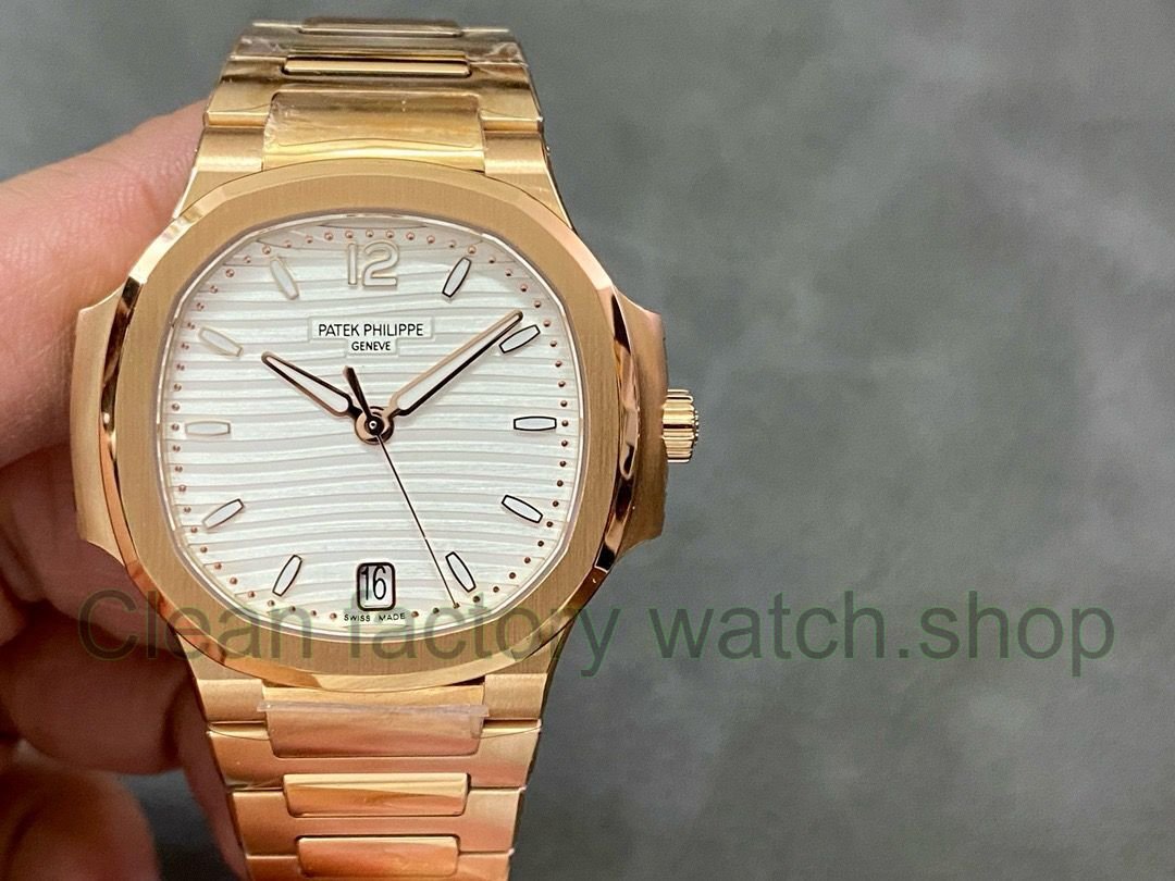 3K Factory Patek Philippe Nautilus 71181R-001 Rose Gold Silver Dial 1 3K Factory Patek Philippe Nautilus 71181R 001 Rose Gold Silver Dial 15 Clean Factory Watch