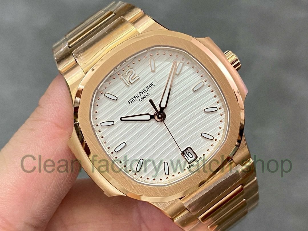 3K Factory Patek Philippe Nautilus 71181R-001 Rose Gold Silver Dial (17) 3K Factory Patek Philippe Nautilus 71181R-001 Rose Gold Silver Dial (17)