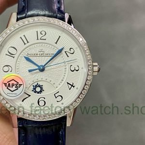APS Factory Jaeger LeCoultre Rendez Vous Q3448430 Diamond Bezel Silver Dial 13 Clean Factory Watch