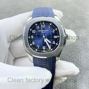 APW Factory Patek Philippe Aquanaut 5168G-001 Blue Rubber Strap Arabic Numerals Blue Dial 2 APW Factory Patek Philippe Aquanaut 5168G 001 Blue Rubber Strap Arabic Numerals Blue Dial 1 Clean Factory Watch