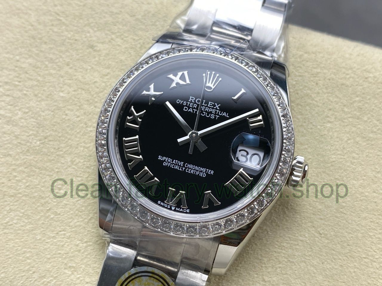 ARF Factory Counterweight Rolex Datejust 278384RBR-0001 31mm Diamond Bezel Roman Numerals Black Dial (10) ARF Factory Counterweight Rolex Datejust 278384RBR-0001 31mm Diamond Bezel Roman Numerals Black Dial (10)