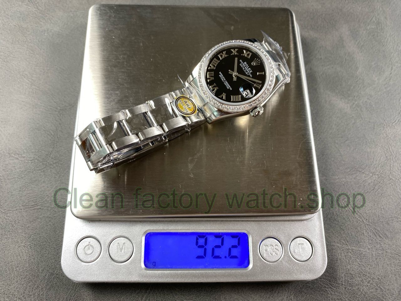 ARF Factory Counterweight Rolex Datejust 278384RBR-0001 31mm Diamond Bezel Roman Numerals Black Dial (2) ARF Factory Counterweight Rolex Datejust 278384RBR-0001 31mm Diamond Bezel Roman Numerals Black Dial (2)