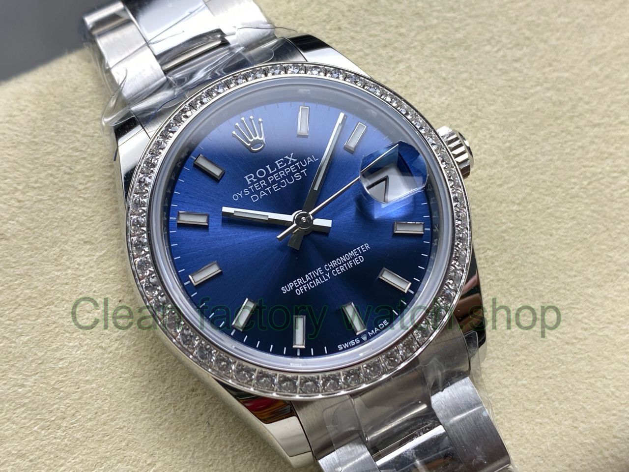ARF Factory Counterweight Rolex Datejust Oyster 278384RBR 31mm Diamond Bezel Blue Dial (14) ARF Factory Counterweight Rolex Datejust Oyster 278384RBR 31mm Diamond Bezel Blue Dial (14)