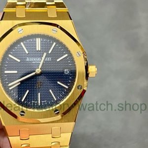 Audemars Piguet Royal Oak Modified and customized 15202 18K gold-plated Blue Dial 3 Audemars Piguet Royal Oak Modified and customized 15202 18K gold plated Blue Dial 7 Clean Factory Watch