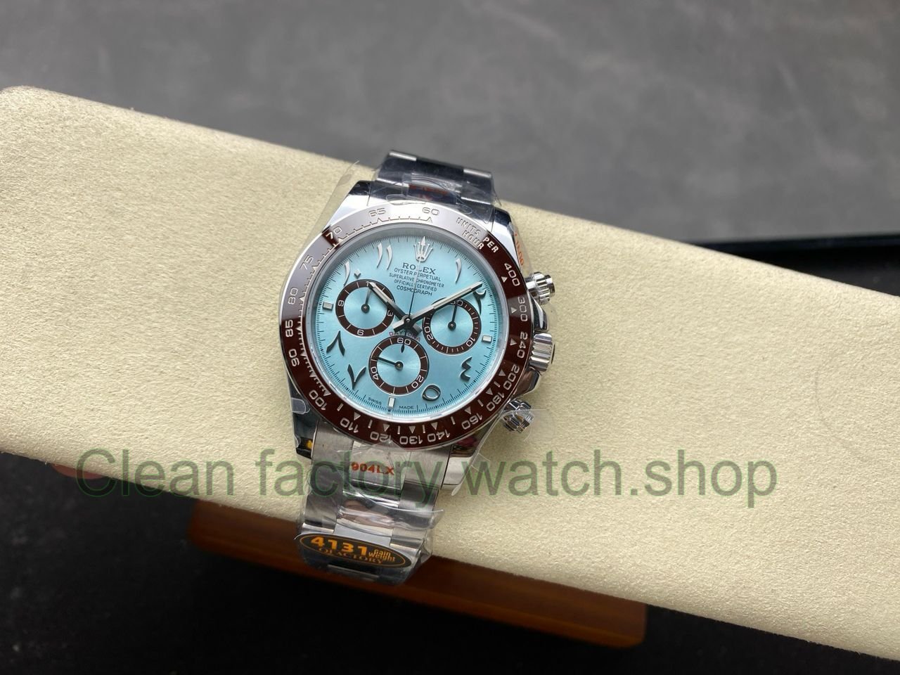 QF Factory CounterWeight Rolex Daytona 126506-0004 40mm Full Platinum Arabic Numerals Ice Blue Dial (6) QF Factory CounterWeight Rolex Daytona 126506-0004 40mm Full Platinum Arabic Numerals Ice Blue Dial (6)