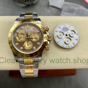 Rolex Daytona 116503 Modified and customized Mother of Pearl Dial 9 Clean Factory Watch