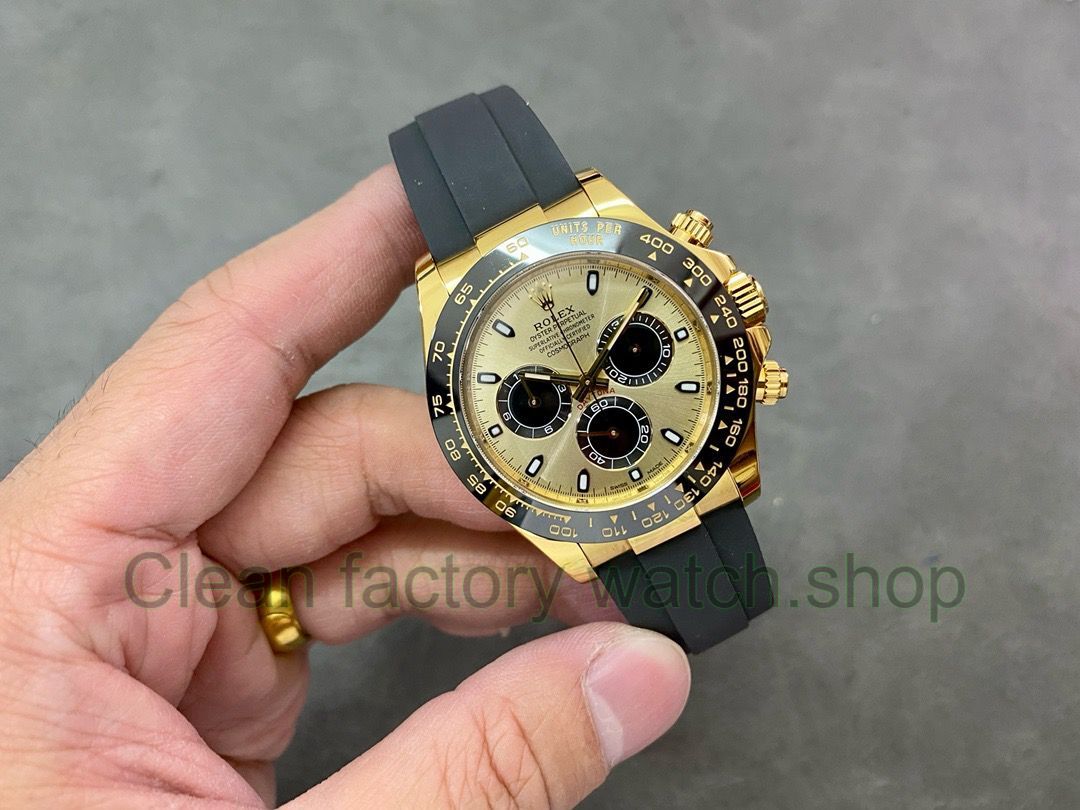 Rolex Daytona 116518 Modified and customized 18k gold-plated Gold Dial (10) Rolex Daytona 116518 Modified and customized 18k gold-plated Gold Dial (10)