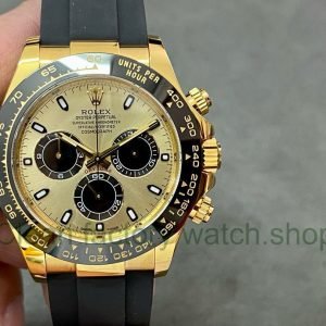 Rolex Daytona 116518 Modified and customized 18k gold plated Gold Dial 15 Clean Factory Watch