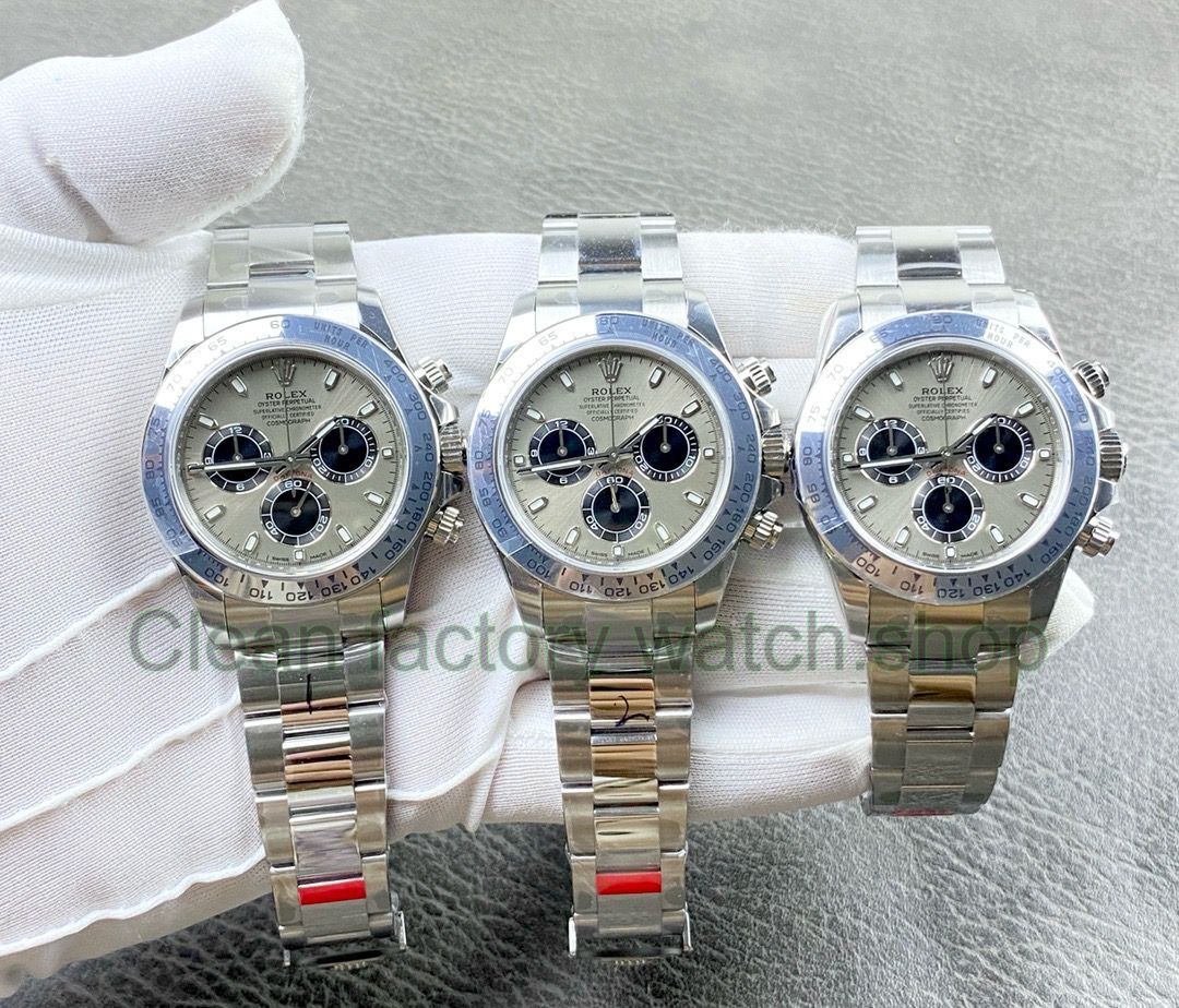 VS Factory CounterWeight Rolex Daytona 116509-0072 40mm Full White Gold Grey Dial 1 VS Factory CounterWeight Rolex Daytona 116509 0072 40mm Full White Gold Grey Dial 7 Clean Factory Watch