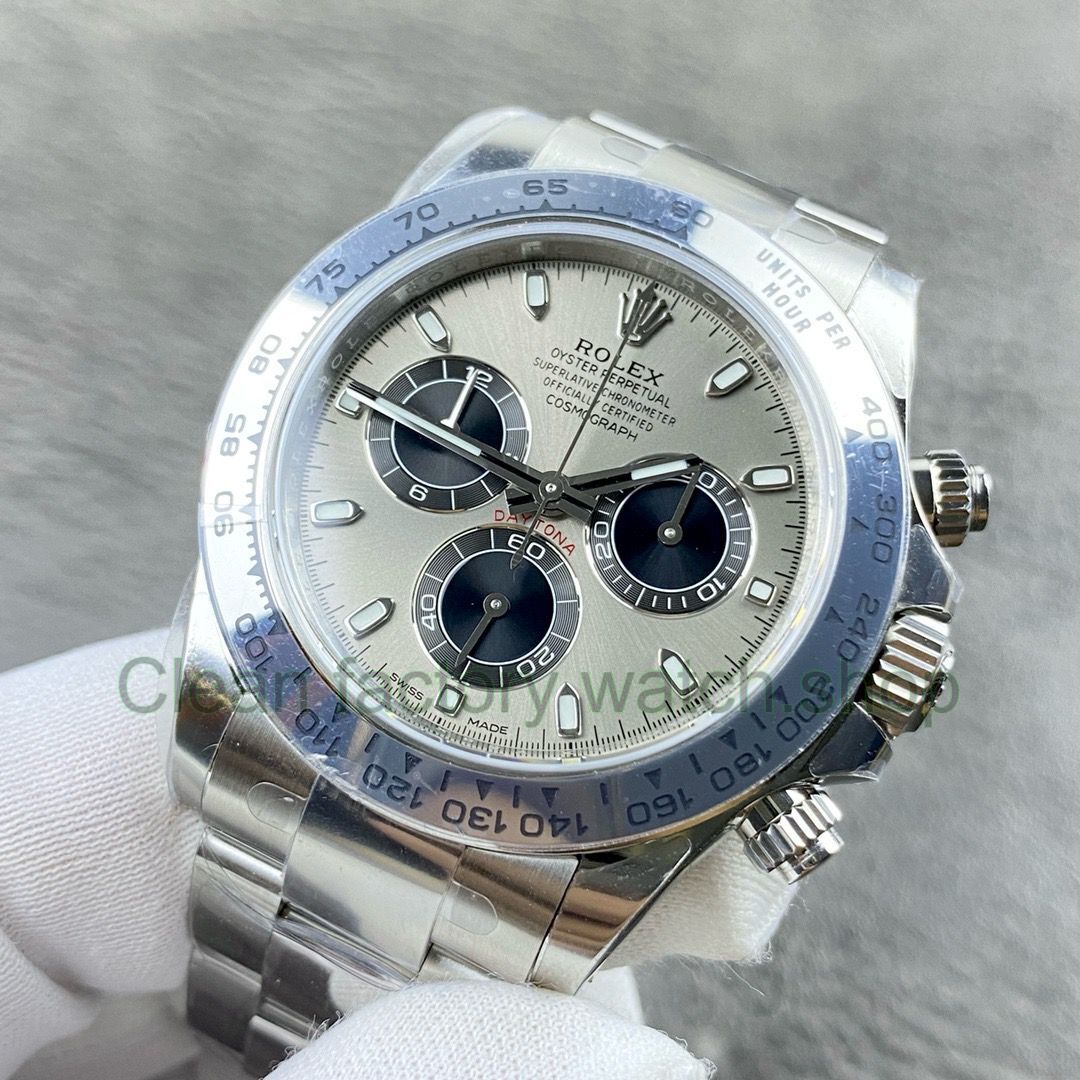 VS Factory CounterWeight Rolex Daytona 116509-0072 40mm Full White Gold Grey Dial (8) VS Factory CounterWeight Rolex Daytona 116509-0072 40mm Full White Gold Grey Dial (8)
