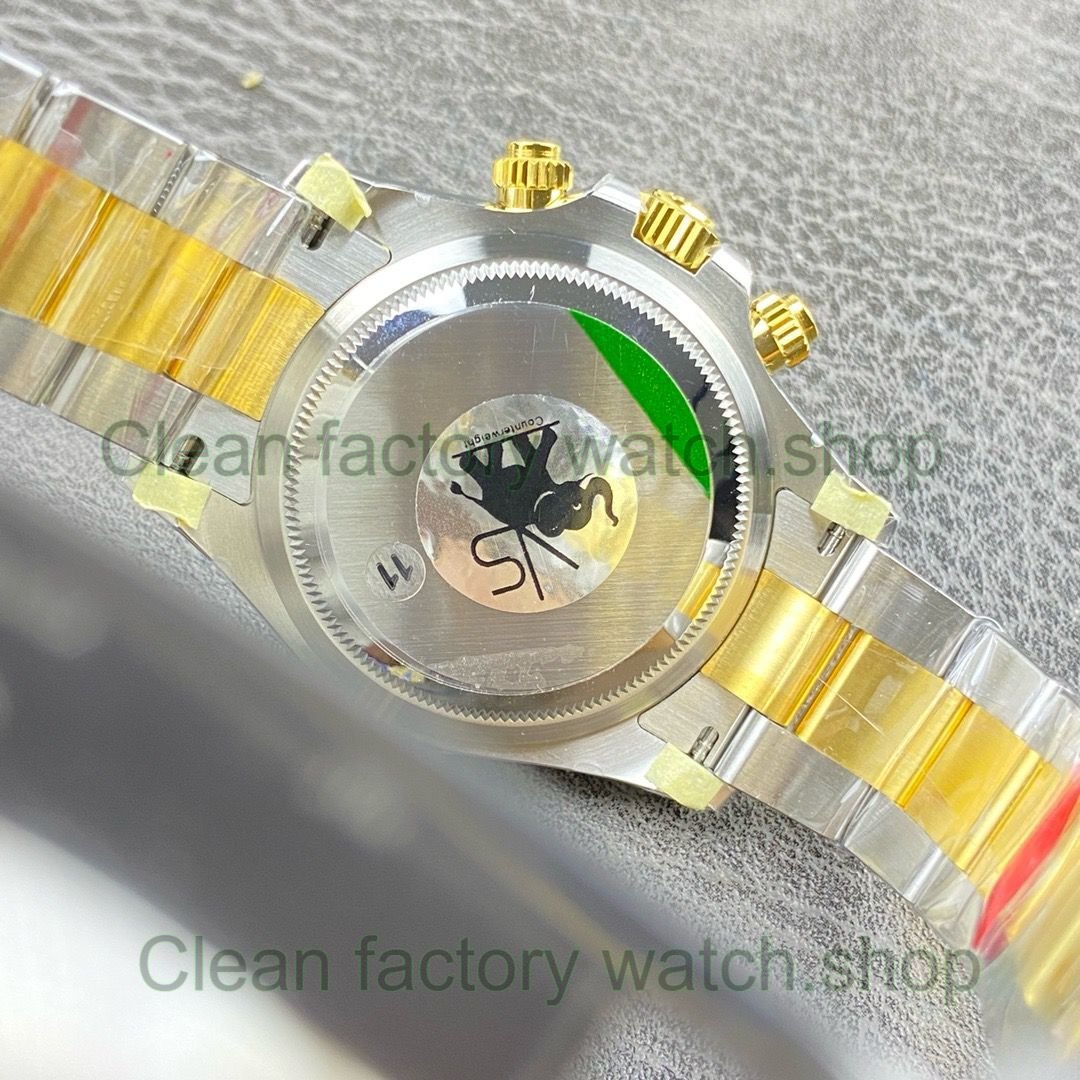 VS Factory Counterweight Rolex Daytona 126503-0001 40mm Half Yellow Gold White Dial (5) VS Factory Counterweight Rolex Daytona 126503-0001 40mm Half Yellow Gold White Dial (5)