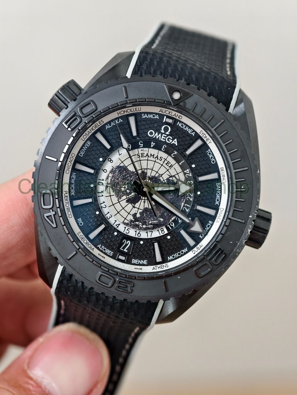 VS Factory Omega Seamaster Planet Ocean 600M Co-Axial Worldtimer 215.92.46.22.01.007 45.5mm Black Dial (7) VS Factory Omega Seamaster Planet Ocean 600M Co-Axial Worldtimer 215.92.46.22.01.007 45.5mm Black Dial (7)