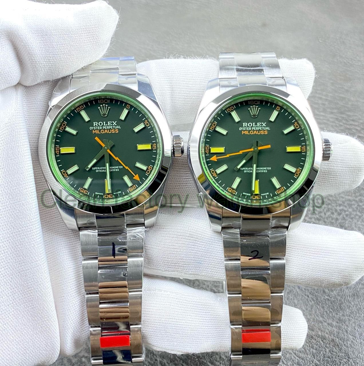 VS Factory Rolex Milgauss 116400GV 0001 40mm Full 904L Black Dial 2 Clean Factory Watch