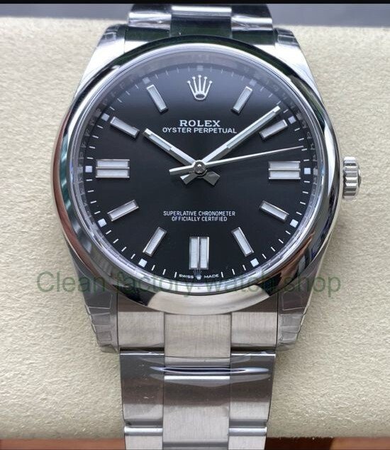 VS Factory Rolex Oyster Perpetual 124300 0002 41mm Black Dial 10 Clean Factory Watch