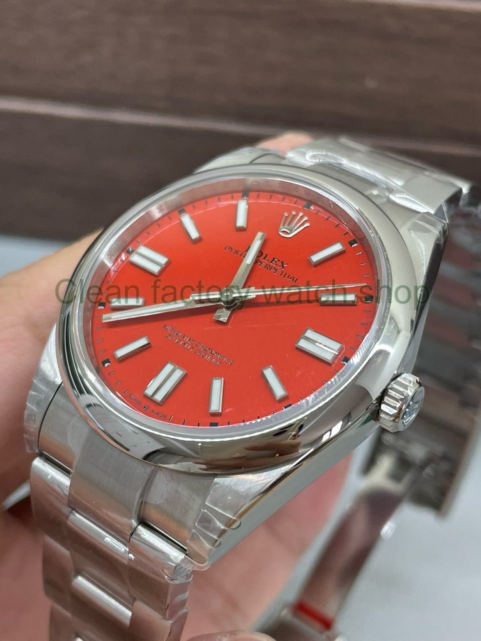 VS Factory Rolex Oyster Perpetual 124300 41mm Red Dial (5) VS Factory Rolex Oyster Perpetual 124300 41mm Red Dial (5)