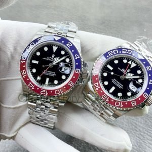 VS Factory Rolex Pepsi GMT MASTER II 126710BLRO 0001 40mm Full 904L Black Dial Jubilee 9 Clean Factory Watch