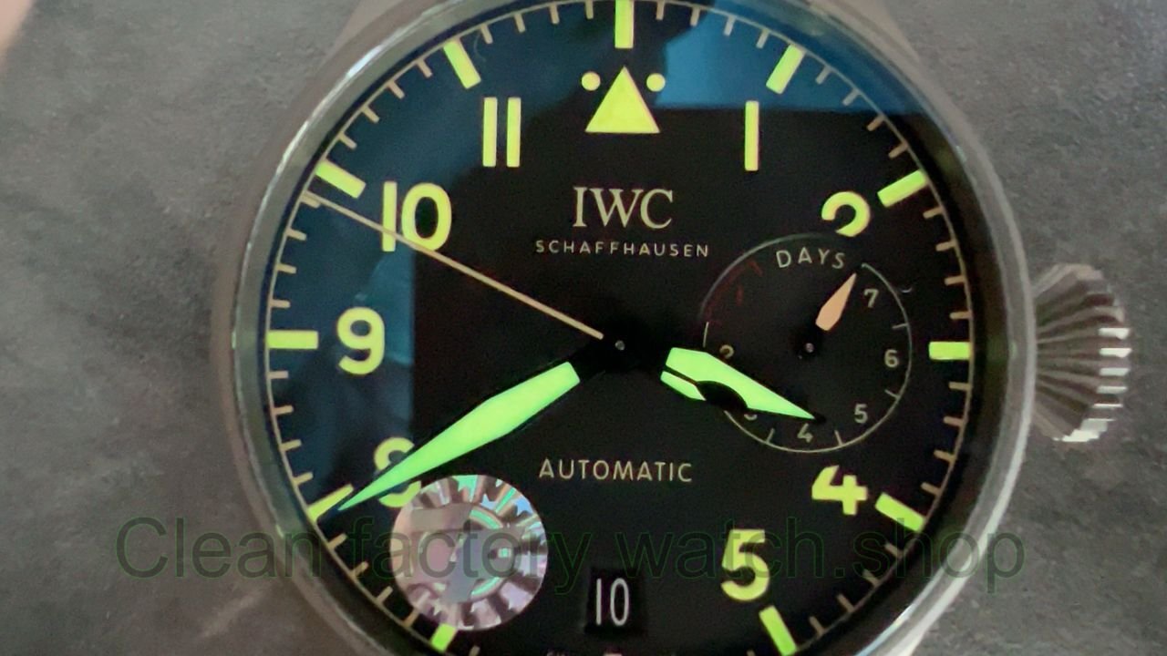 ZF Factory IWC Big Pilot Heritage IW501004 46mm Black Dial (12) ZF Factory IWC Big Pilot Heritage IW501004 46mm Black Dial (12)