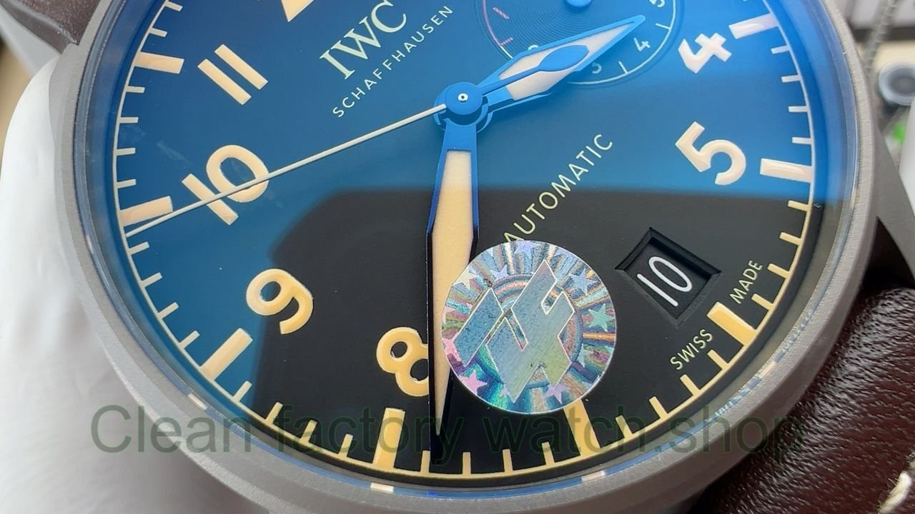 ZF Factory IWC Big Pilot Heritage IW501004 46mm Black Dial (13) ZF Factory IWC Big Pilot Heritage IW501004 46mm Black Dial (13)