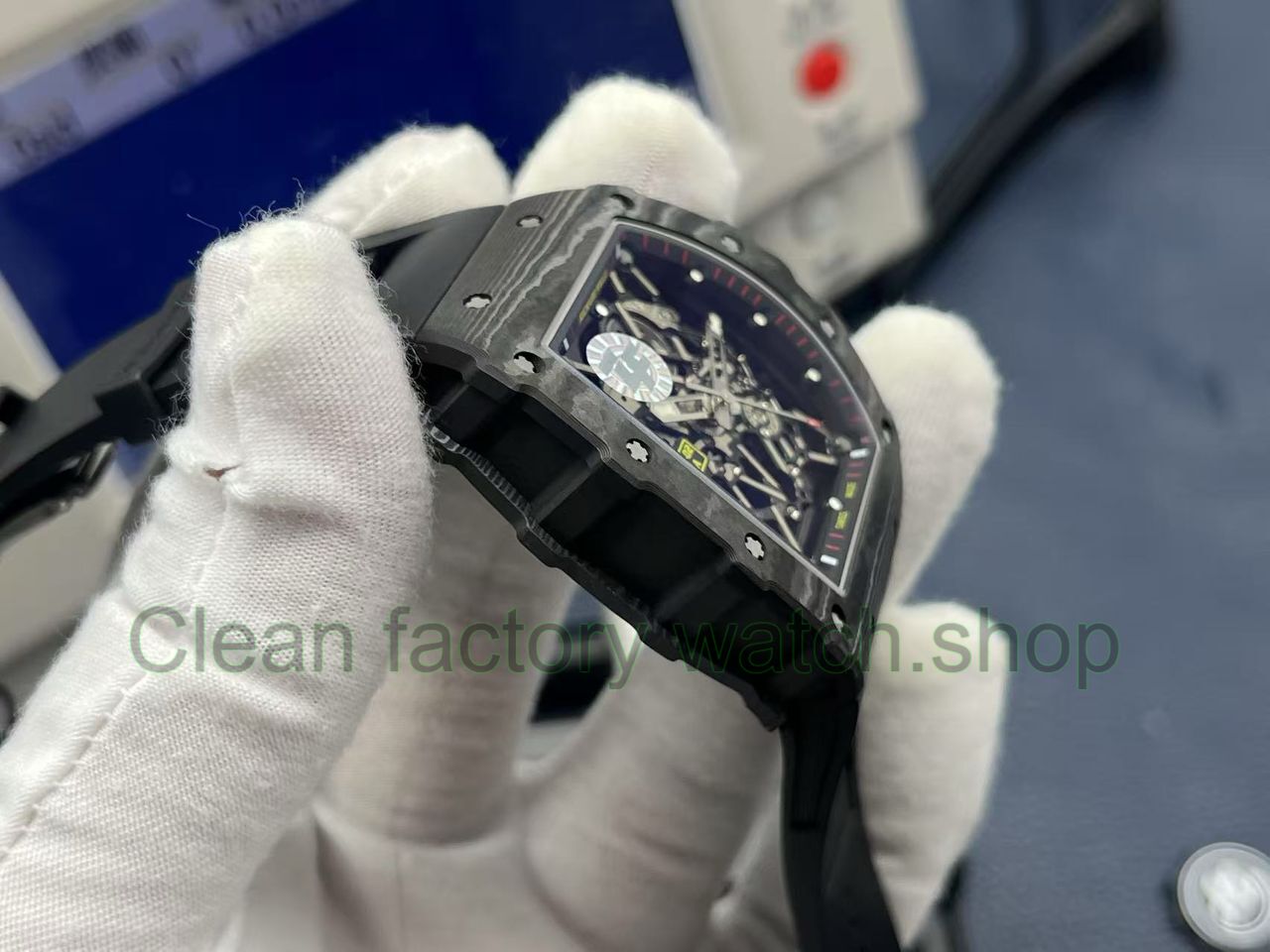 ZF Factory Richard Mille RM35-02 Black Carbon Fiber Black Rubber Strap Black Skeletonized Dial (12) ZF Factory Richard Mille RM35-02 Black Carbon Fiber Black Rubber Strap Black Skeletonized Dial (12)
