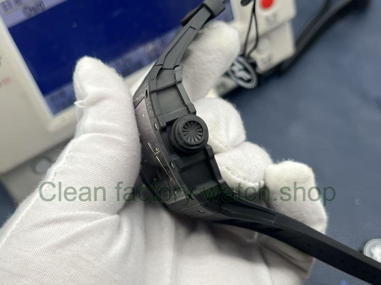 ZF Factory Richard Mille RM35-02 Black Carbon Fiber Black Rubber Strap Black Skeletonized Dial (16) ZF Factory Richard Mille RM35-02 Black Carbon Fiber Black Rubber Strap Black Skeletonized Dial (16)