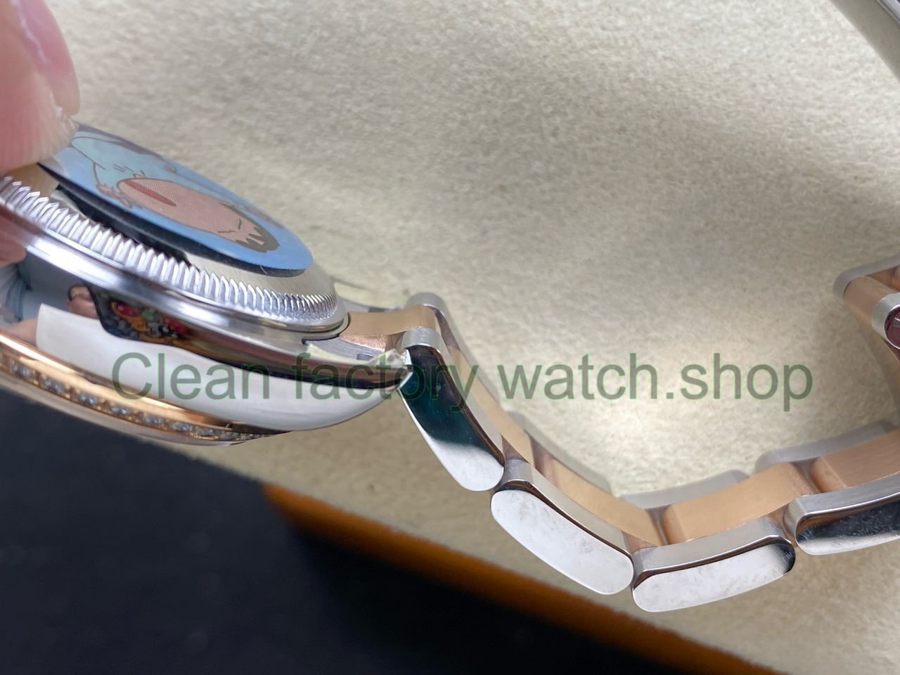 ARF Factory Counterweight Rolex Datejust Oyster 278381RBR 31mm Rose Gold Diamond Bezel Purple Dial (27) ARF Factory Counterweight Rolex Datejust Oyster 278381RBR 31mm Rose Gold Diamond Bezel Purple Dial (27)
