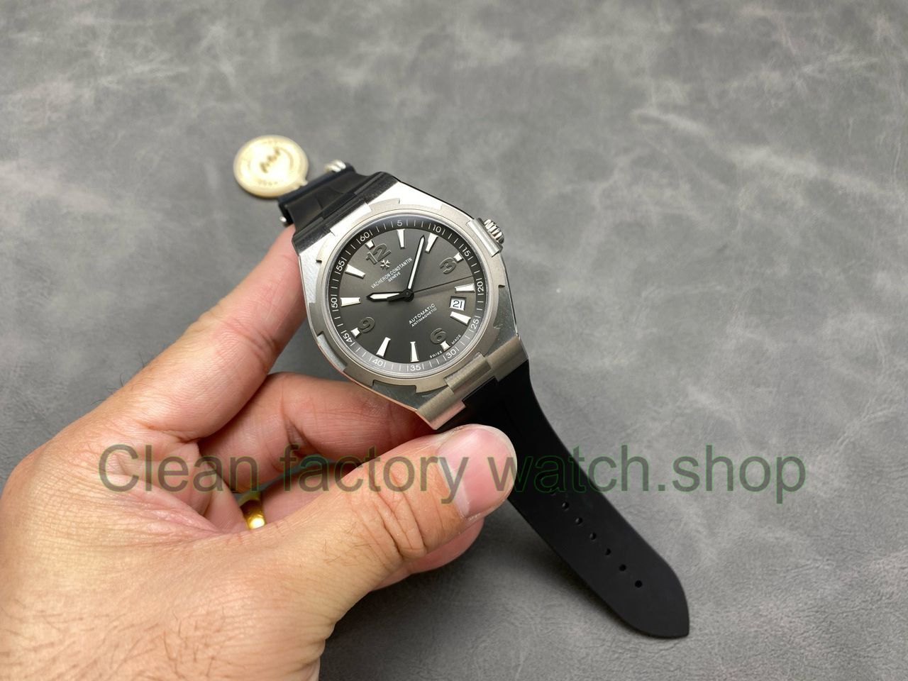 PPF Factory Vacheron Constantin Overseas 47040000W-9500 Rubber Strap Arabic Numerals Grey Dial (1) PPF Factory Vacheron Constantin Overseas 47040000W-9500 Rubber Strap Arabic Numerals Grey Dial (1)