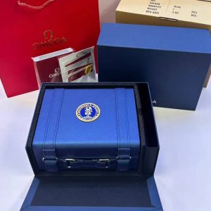 Home 25 Omega Box Full Set 1 Clean Factory Watch