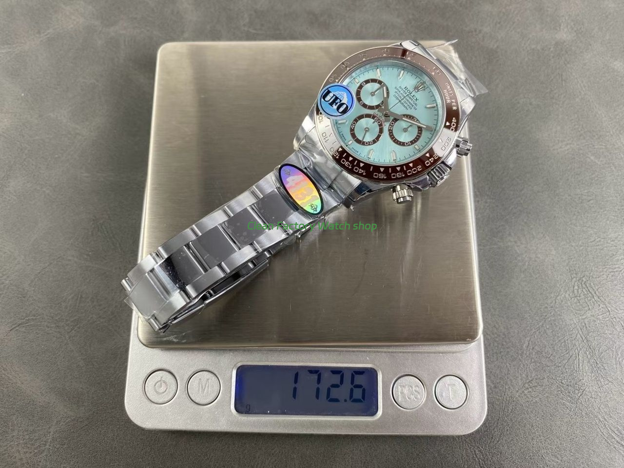 UFO Factory Counterweight Rolex Daytona 126506-0001 40mm Full Platinum Sky Blue Dial (13) UFO Factory Counterweight Rolex Daytona 126506-0001 40mm Full Platinum Sky Blue Dial (13)