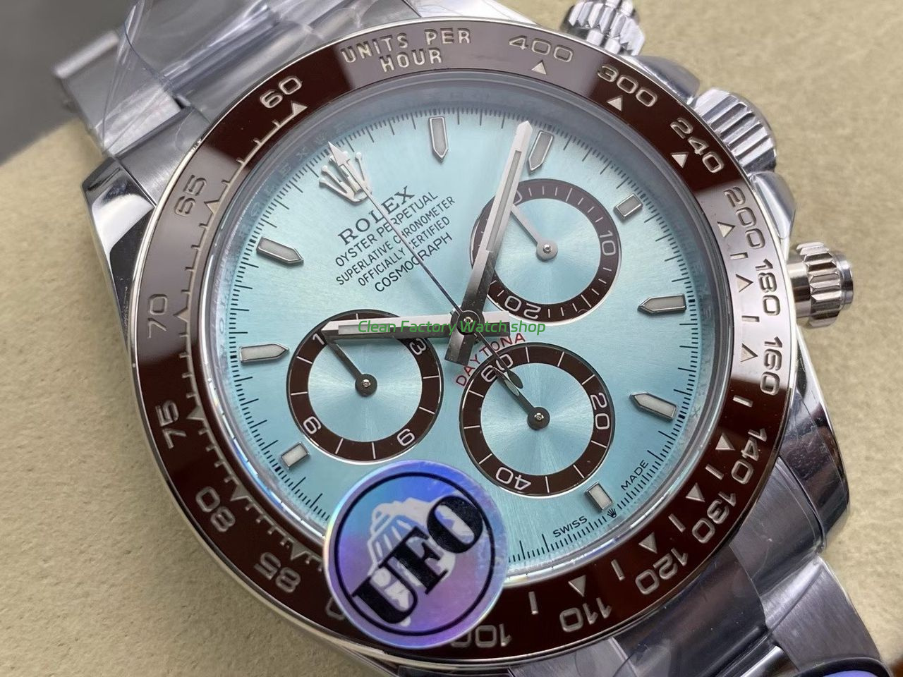 UFO Factory Counterweight Rolex Daytona 126506-0001 40mm Full Platinum Sky Blue Dial (17) UFO Factory Counterweight Rolex Daytona 126506-0001 40mm Full Platinum Sky Blue Dial (17)
