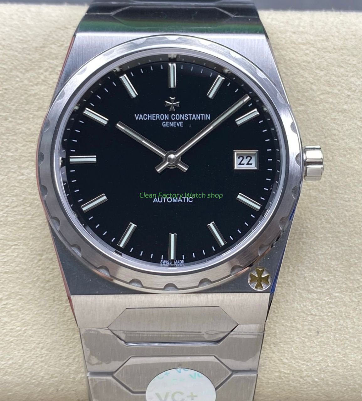 VC Factory Vacheron Constantin 222 Jumbo 44018 Black Dial 2 Clean Factory Watch