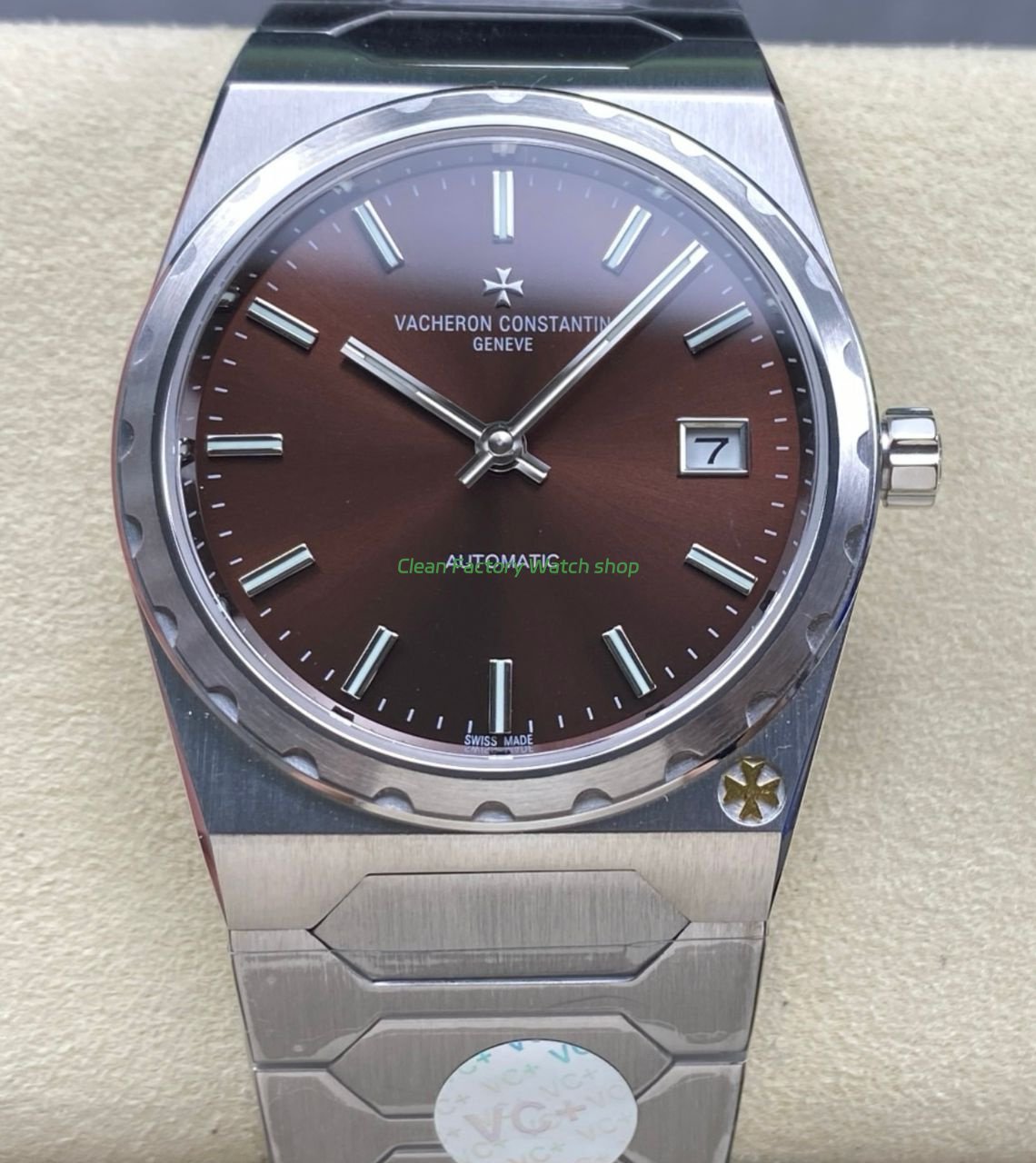 VC+ Factory Vacheron Constantin Historiques 222 Brown Dial 1 VC Factory Vacheron Constantin Historiques 222 Brown Dial 2 Clean Factory Watch