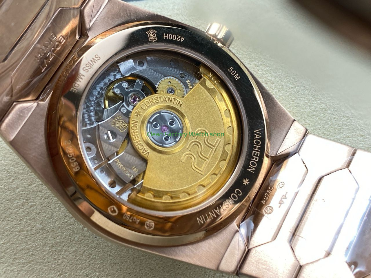 VC+ Factory Vacheron Constantin Historiques 222 Rose Gold Green Dial (3) VC+ Factory Vacheron Constantin Historiques 222 Rose Gold Green Dial (3)