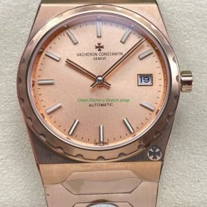 VC Factory Vacheron Constantin Historiques 222 Rose Gold Yellow Dial 1 Clean Factory Watch